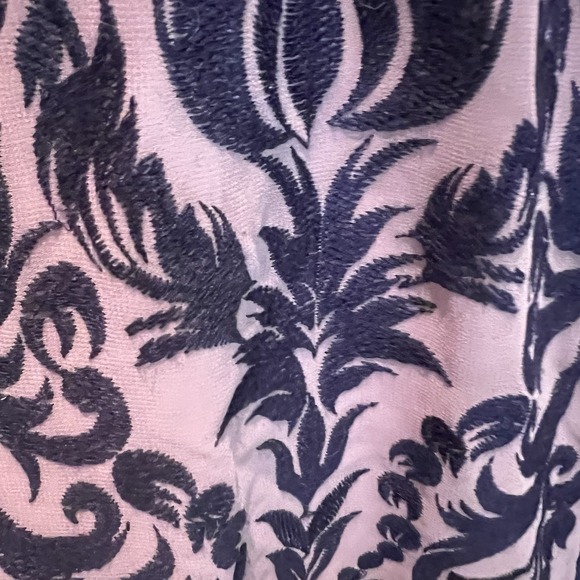 BCBG Generation Size 10‎ Lace Cocktail Midi Sleeveless Dress Fairy Embroidered - Picture 4 of 11